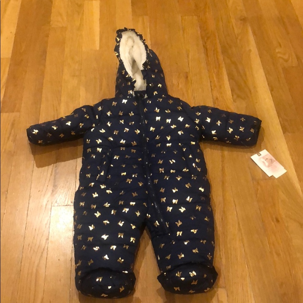 Jessica Simpson Baby Girls Pram With Floral Print
